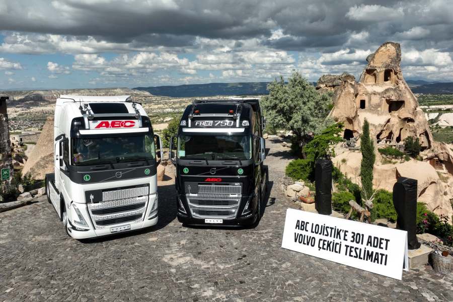 Volvo Truckstan ABC Lojistike 301 Adetlik Rekor Teslimat Ticari