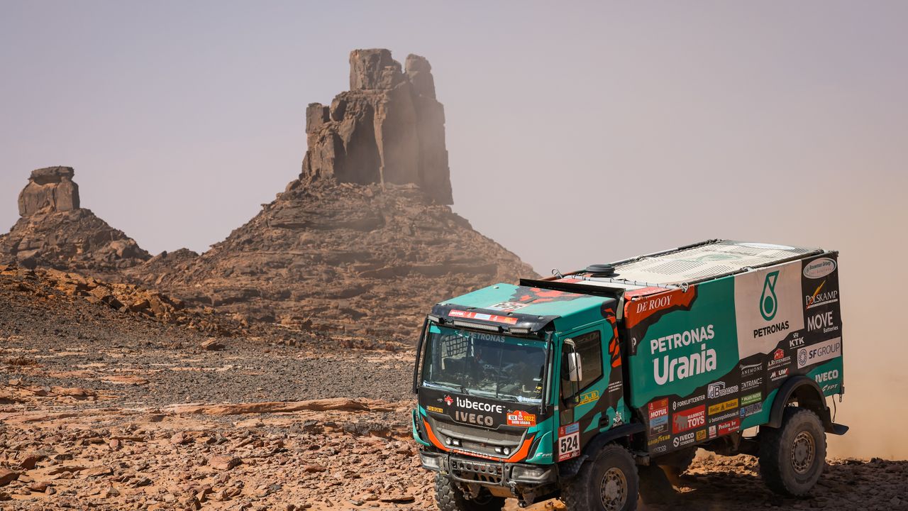 IVECO Dakar Rallisi’nde İlk 10’da 3 Kamyonuyla Yer Aldı