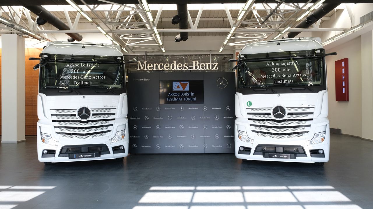 Akkoç Lojistik’e 200 Adet Mercedes-Benz Actros