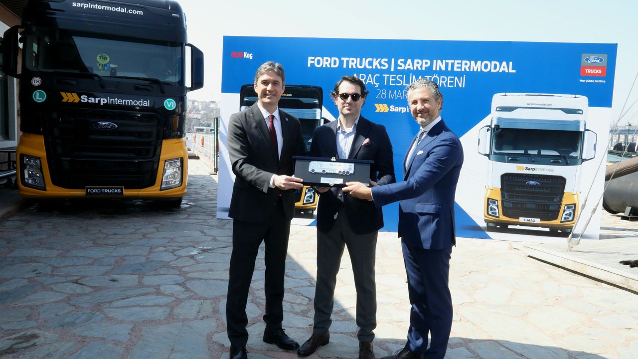 Sarp Intermodal Filosuna 20 Ford Trucks F-MAX Çekici