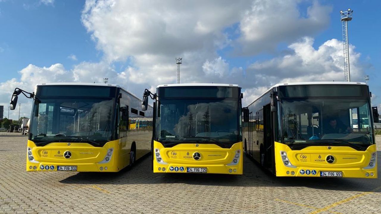 İstanbul Taşımacılığına 3 Mercedes Conecto Otobüs