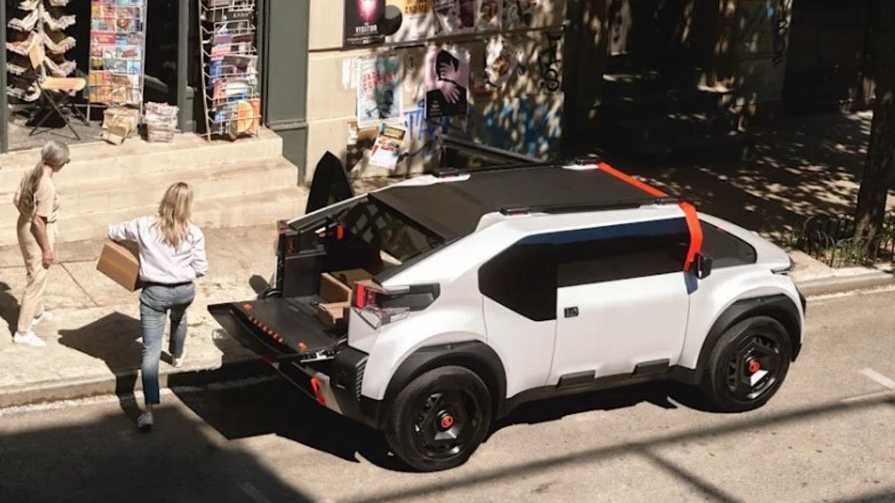 Citroen’in Yeni Konsept Aracı Oli: Mini Pick-Up Tarzı Elektrikli Şehir Aracı