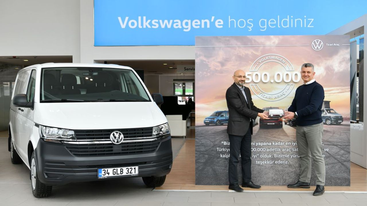 Volkswagen Ticari Araç Türkiye’de 500 Bin Sınırını Aştı
