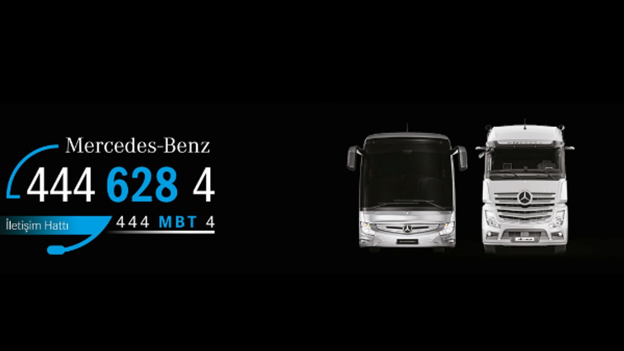 Mercedes-Benz Türk’ten Kamyon ve Otobüs müşterilerine Özel Numara