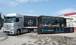 Mercedes’in Sağlık Bakım Tırı Düzce'de Sürücülerle Buluştu