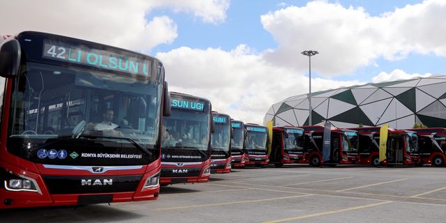 Konya’ya 71 Adet MAN Lion’s City Otobüs