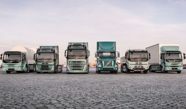 Avrupa Elektrikli Ağır Ticari Pazarının Lideri Volvo Trucks