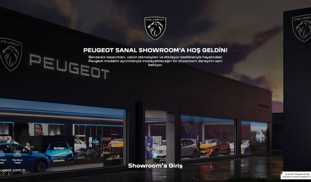 Peugeot Türkiye Sanal Showroom Açtı