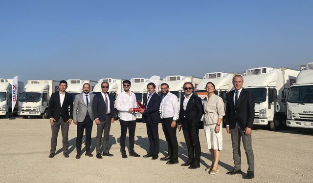 Seyhanlar Market’e 17 Adet Isuzu Kamyon