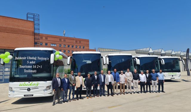 Balıkesir Uludağ Turizm’e Mercedes’ten 5 Otobüs