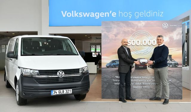 Volkswagen Ticari Araç Türkiye’de 500 Bin Sınırını Aştı