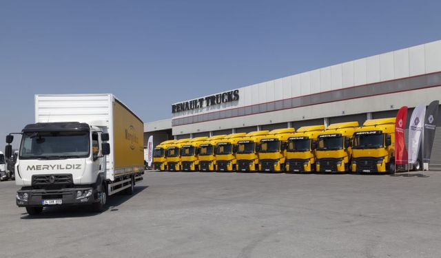 Meryıldız Filosuna Turbo Compound Motorlu Renault Trucks Gücü