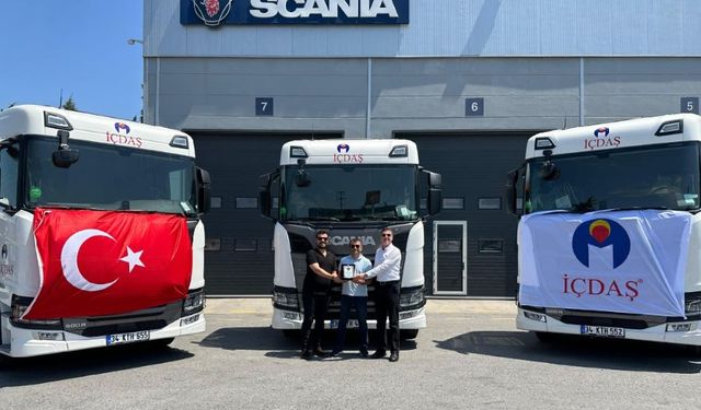 İÇDAŞ 10 Adet Scania Super Çekici Aldı