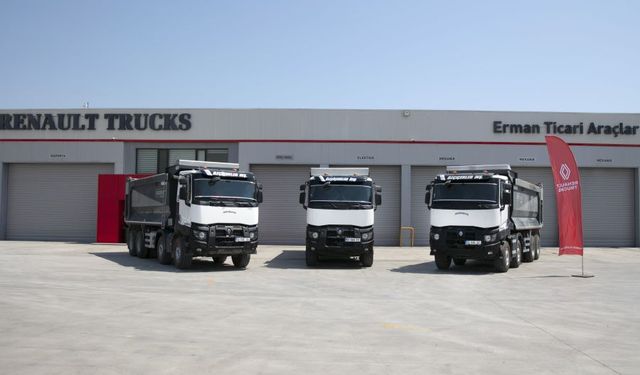 Özçiçek Yol İnşasında Renault Trucks K Serisini Kullanacak