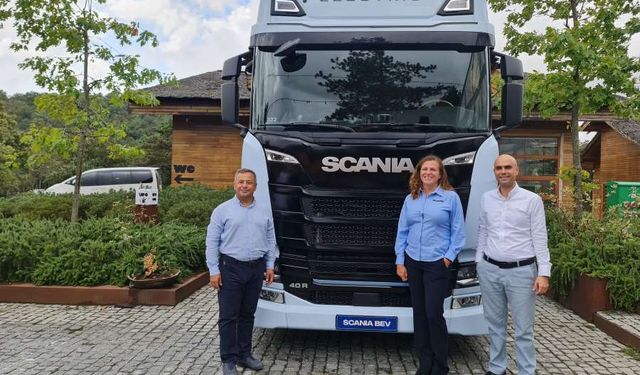 İsveç’ten Yola Çıkan Scania’nın Elektrikli Kamyonu Türkiye’de