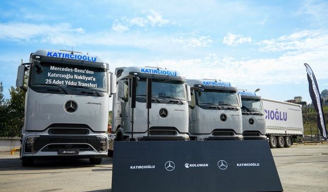 Katırcıoğlu Filosuna 25 Mercedes Yeni Actros L Çekici