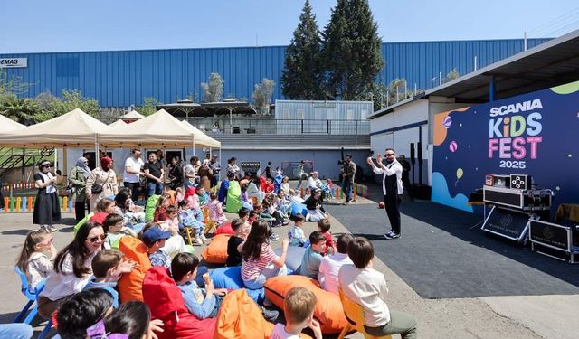 Scania Servisi Kids Fest İle Çocuk Bahçesine Döndü