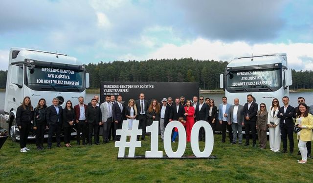 AYK Lojistik Filosuna 100 Mercedes-Benz Actros L Çekici