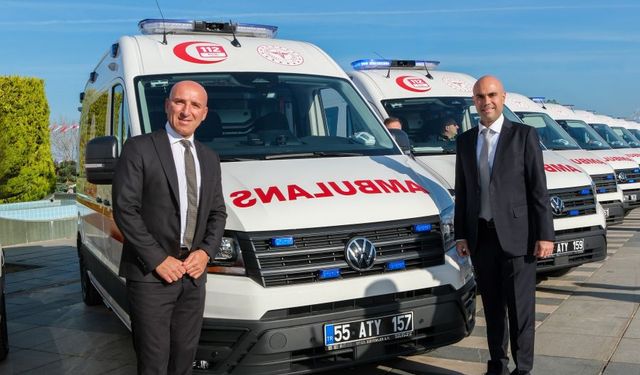 Samsun Acil Sağlık Filosu 105 Crafter ile Güçlendi