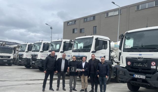 MAN’dan Akçansa’ya 19 Adet TGS Kamyon