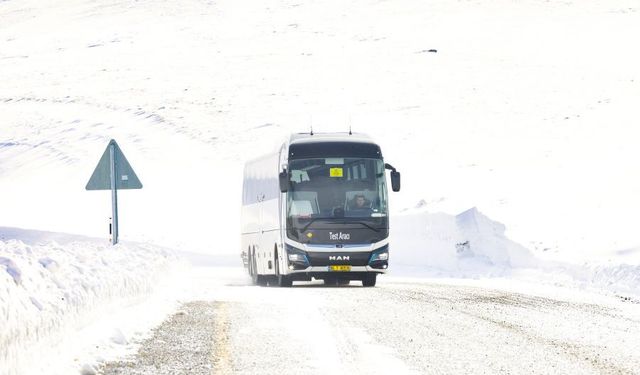 MAN eCoach Kış Testleri Erzurum ve İsveç’te Tamamlandı