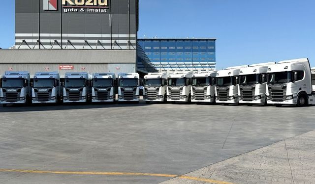 Kozlu Gıda Scania’ya Güvendi: 18 Kamyon ve Çekici aldı