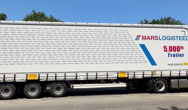 Çalışanların Adları Mars Lojistik’in 5000’inci Treylerinde