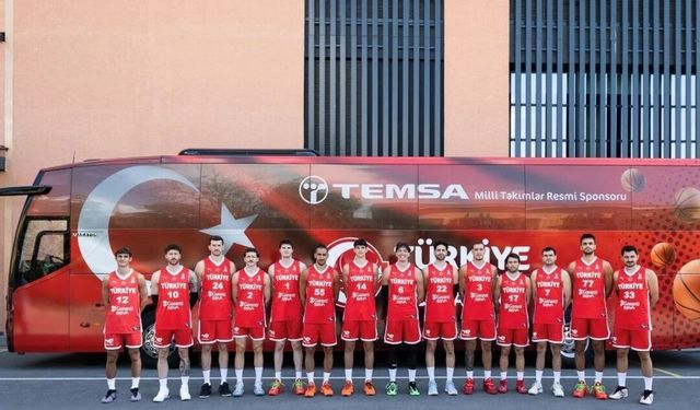 Erkek Milli Basketbolcularımız TEMSA Reklamında