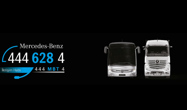 Mercedes-Benz Türk’ten Kamyon ve Otobüs müşterilerine Özel Numara
