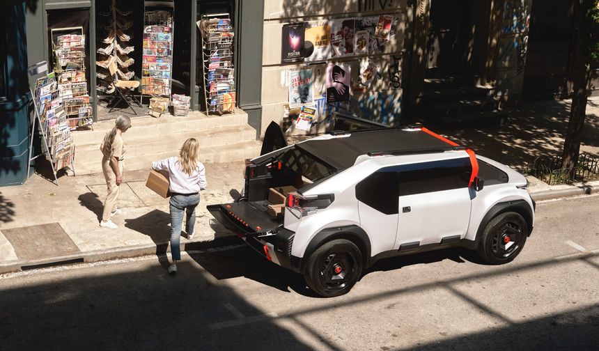 Citroen’in Yeni Konsept Aracı Oli: Mini Pick-Up Tarzı Elektrikli Şehir Aracı