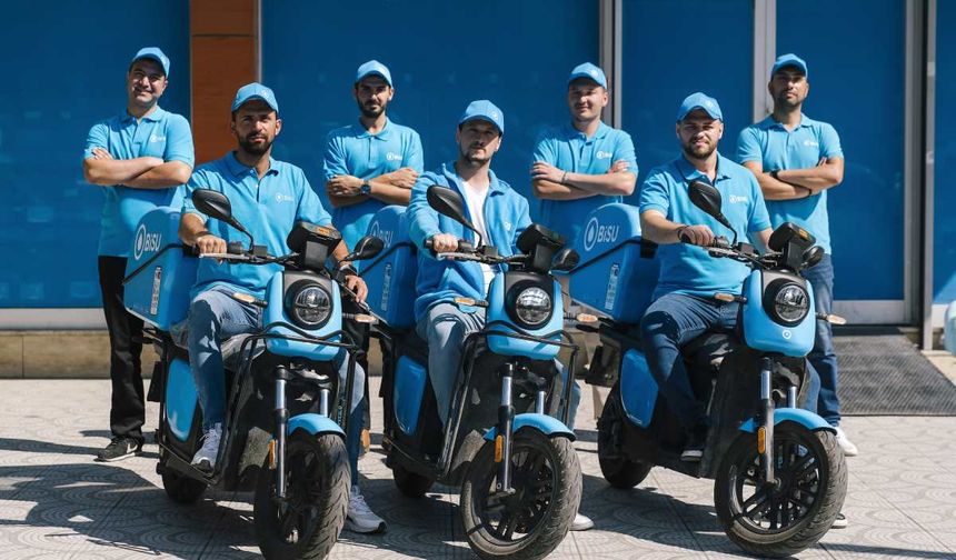 Rakun'dan BiSU’ya 100 Elektrikli Motosiklet