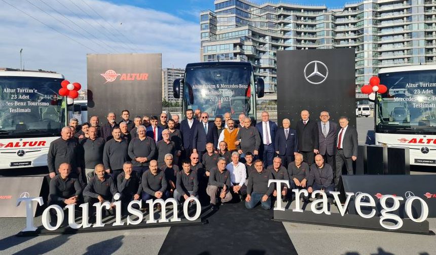 Mercedes’ten Altur’a 23 adet Tourismo Otobüs