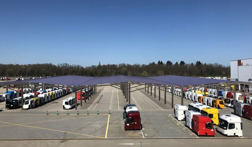 Renault Trucks Fabrikasına Dev Güneş Santrali
