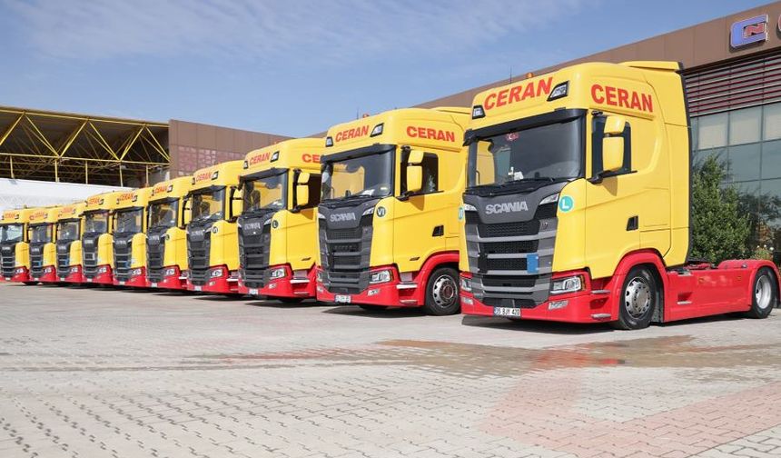 Ceran Nakliyat Filosuna 10 Scania 500 S Çekici