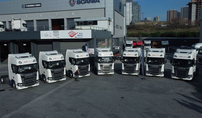 Scania’dan Alp Lojistik’e 10 Scania Çekici