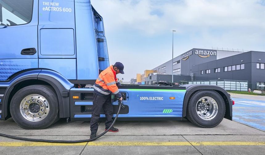 Amazon Mercedes'ten 200’den Fazla Elektrikli eActros Alıyor