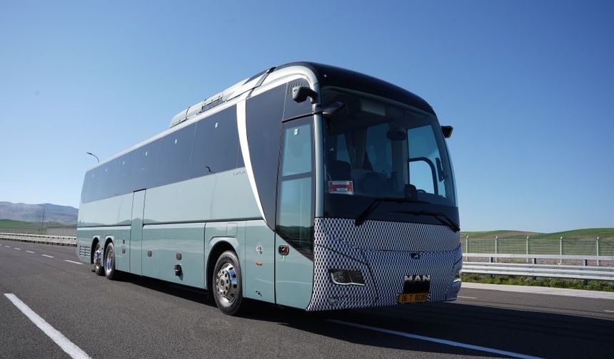 MAN Avrupa’nın İlk Elektrikli Seyahat Otobüsünü Tanıttı