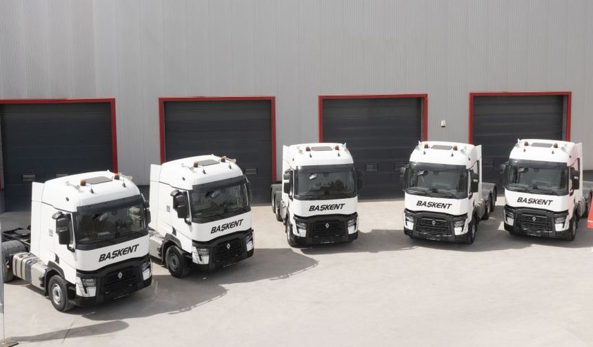 Başkent Lojistik’e Renault Trucks’tan 5 Adet 6x4 Çekici