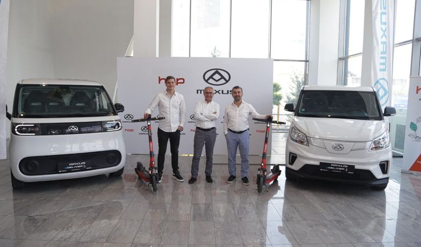 Mikromobilite Şirketi Hop Filosuna 12 Elektrikli Maxus