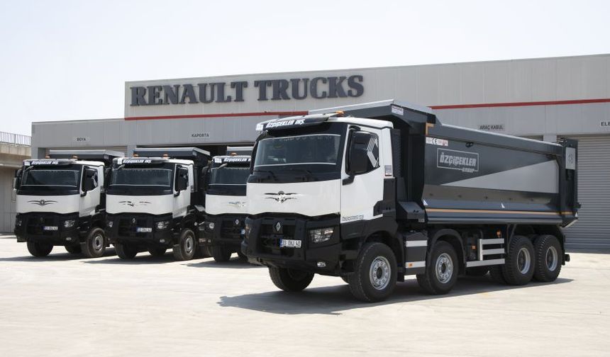 Özçiçek İnşaat’a İkinci 10 Adetlik Renault Trucks K Xtrem Teslimatı