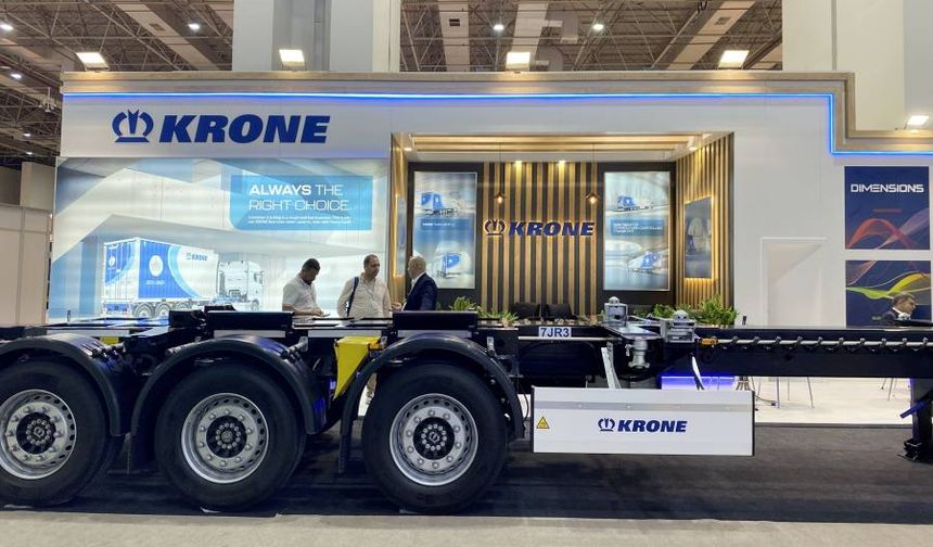 KRONE Logistech’e Yenilikçi Treylerleriyle Katıldı