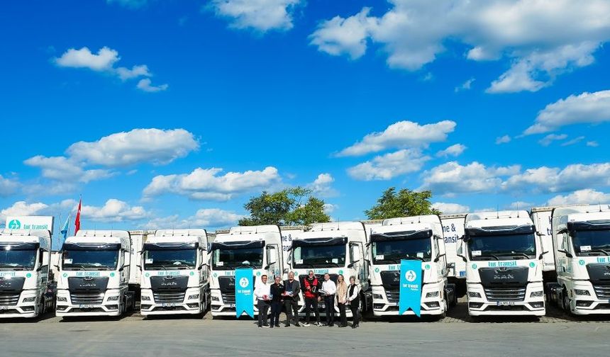 Tur Transit Lojistik 10 MAN Çekici Aldı