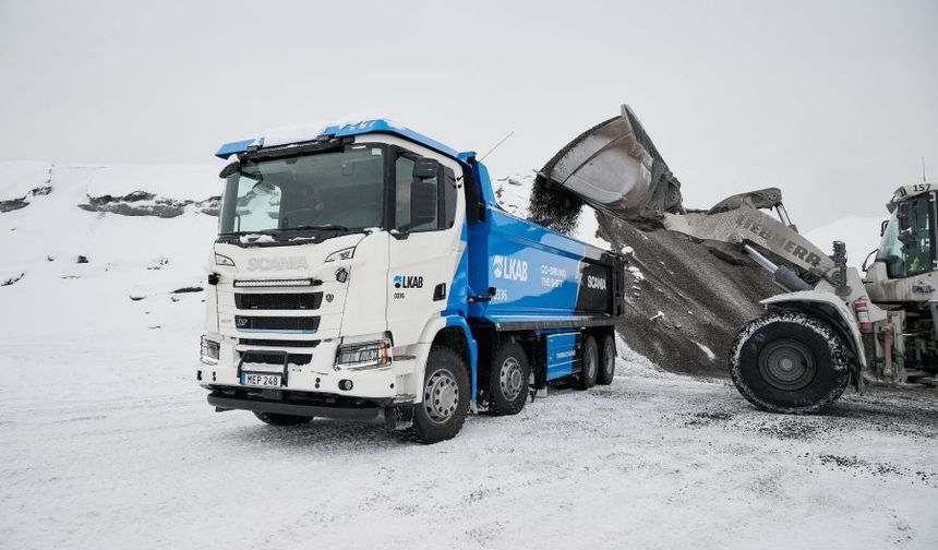 Madende Elektrikli Kamyon Kullanımında Yeni Aşama