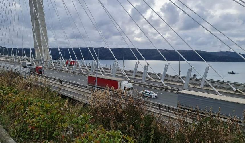 Üçüncü Köprüde Kamyonlar Durdurulmadan Tartılacak