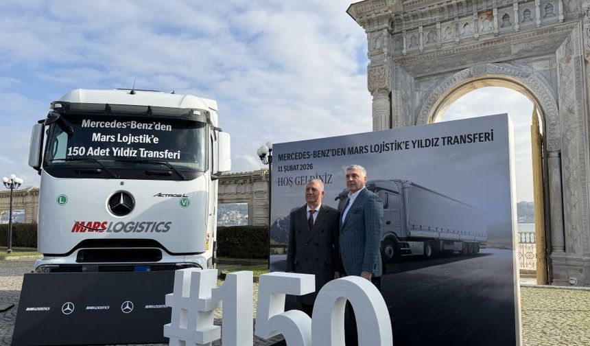 Mars Lojistik’ten 150 Mercedes-Benz Actros Yatırımı