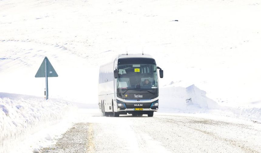 MAN eCoach Kış Testleri Erzurum ve İsveç’te Tamamlandı