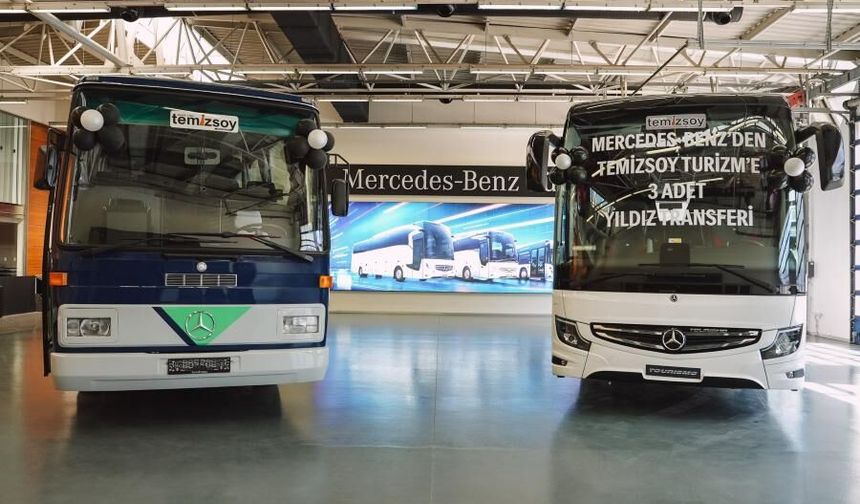 Temizsoy Turizm 3 Mercedes Tourismo Otobüs Aldı