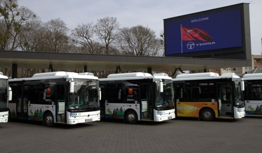 TEMSA’dan Litvanya’ya 15 MD9 electriCITY Otobüs