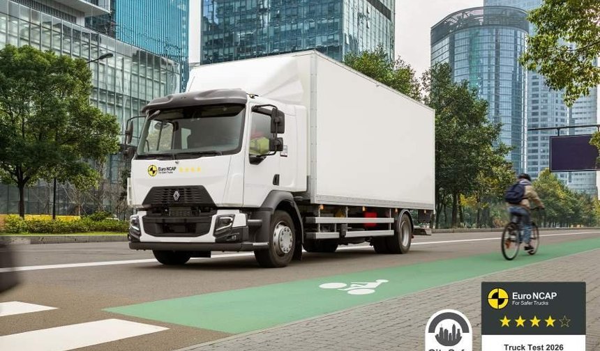 Euro NCAP’ten Renault Trucks D’ye 4 Yıldız ve CitySafe