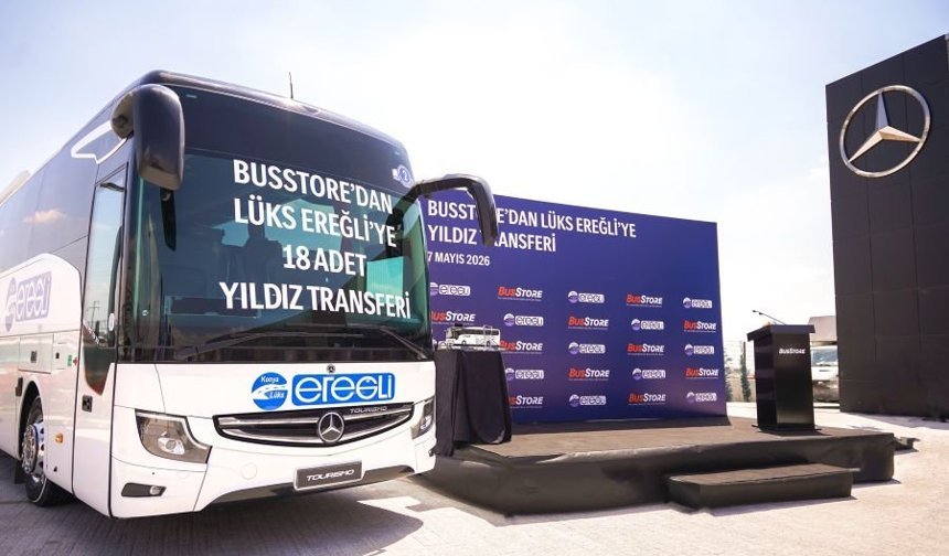 Lüks Ereğli 2023 Model 18 Mercedes Tourismo Aldı